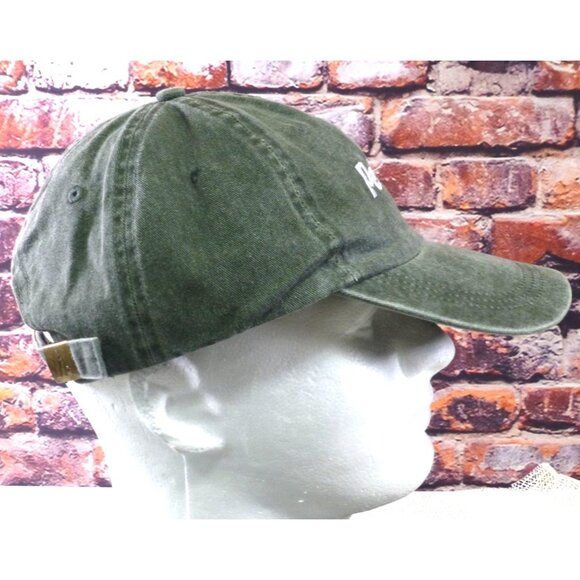 Pelago Adjustable Green Cotton Baseball Cap One Size Fits All - Picture 2 of 6